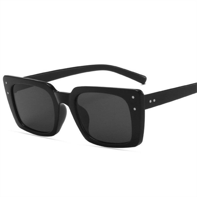 Classic Vintage Rectangle Frame Retro Designer Brand Sunglasses For Unisex-Unique and Classy