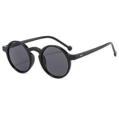 Classic Vintage Round Frame Top Designer Brand Sunglasses For Unisex-Unique and Classy