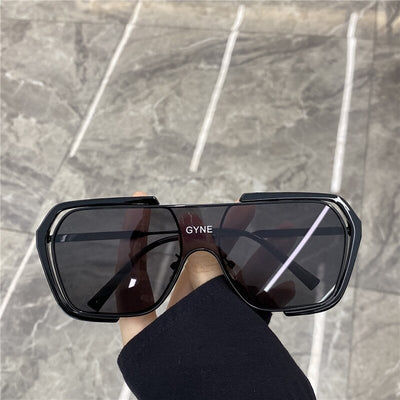 Trendy Big Square Frame Cool Fashion Sunglasses For Unisex-Unique and Classy