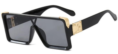 2021 New Vintage Luxury Designer Overszied Square Retro Sunglasses For Men And Women-Unique and Classy