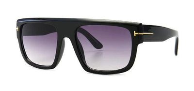 UV400 Protection Shades Stylish Rivet Retro Cool Fashion Classic Vintage Designer Big Square Frame Sunglasses For Men And Women-Unique and Classy