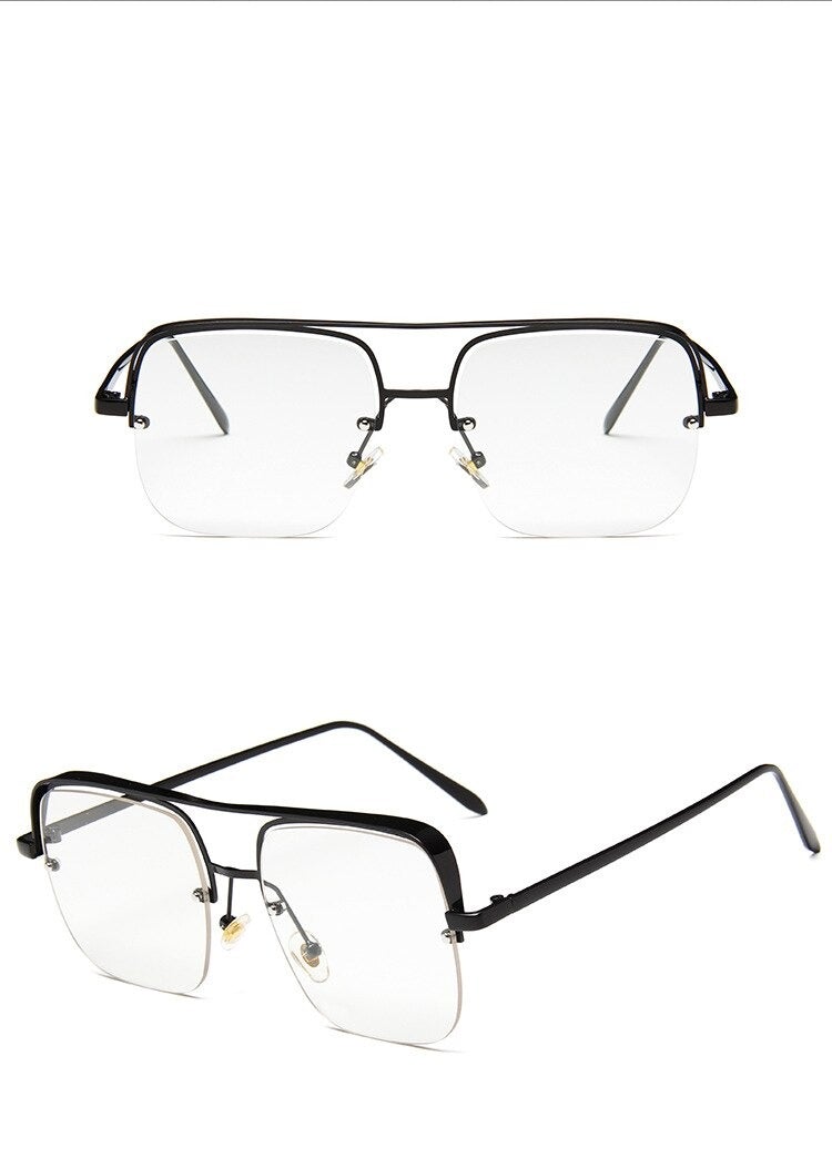2021 Vintage Metal Square Frame Brand Sunglasses For Unisex-Unique and Classy