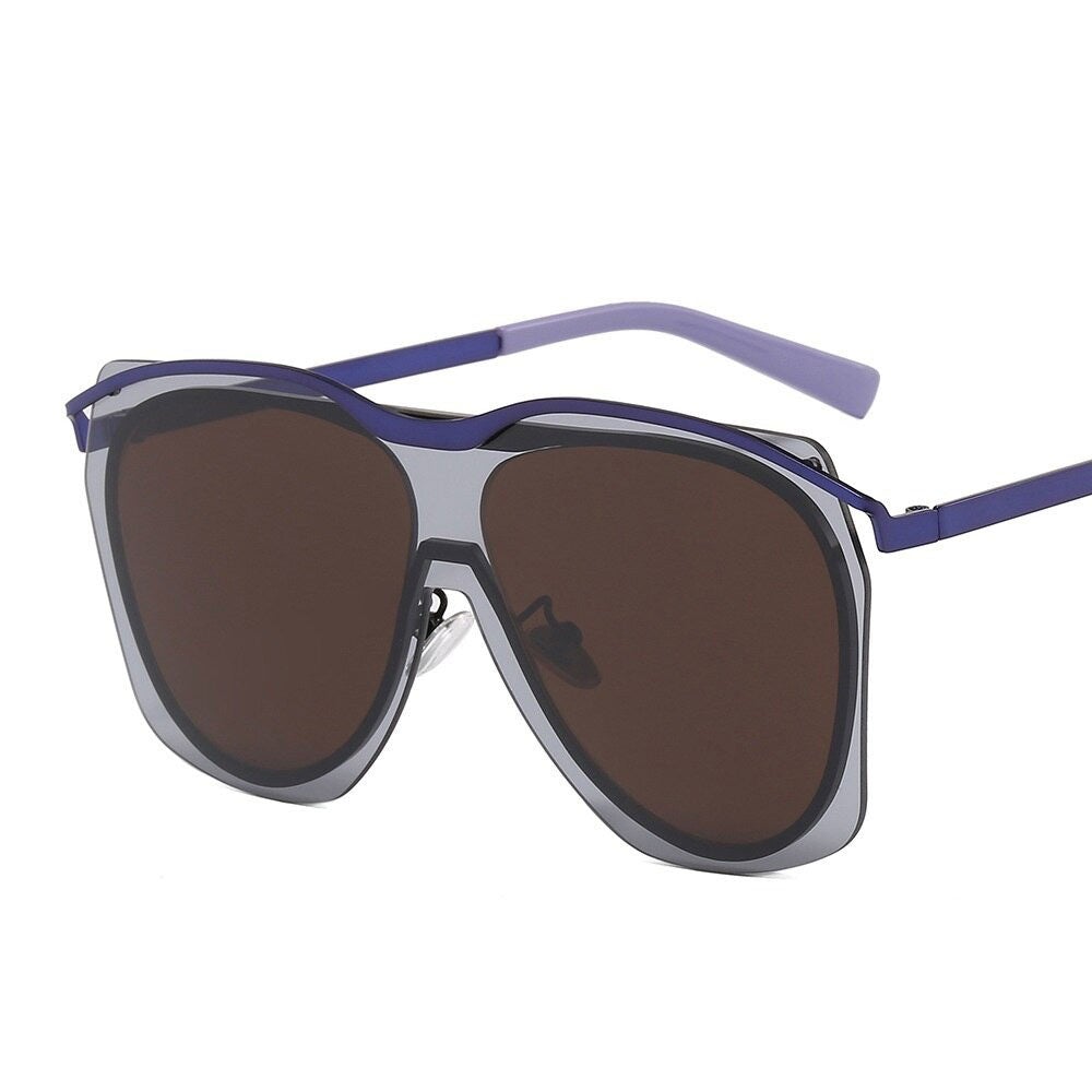 Oversized Pilot Cool Designer Frame Sunglasses For Unisex-Unique and Classy
