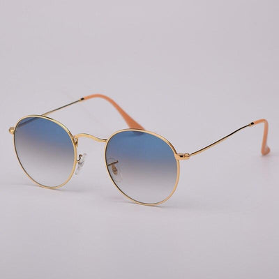 New Retro Polarized Luxury Small Round Metal Frame Sunglasses For Men And Women-Unique and Classy