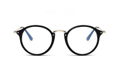 Blue Block Clear Lens Round Eyeglasses For Men And Women-Unique and Classy