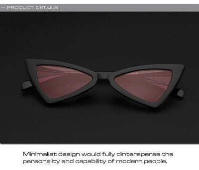 Butterfly Black Cat Eye Sunglasses For Women-Unique and Classy