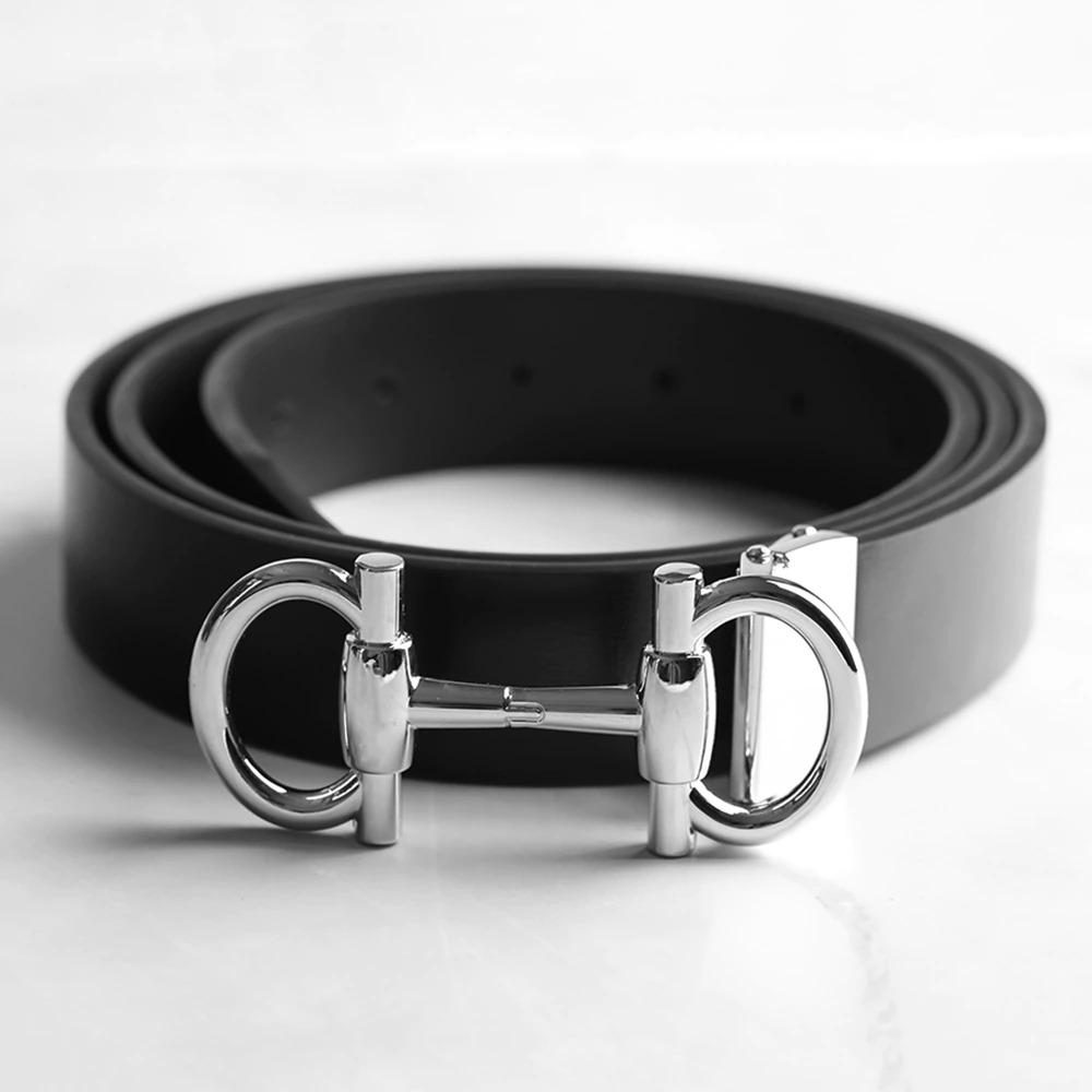 Luxury Vintage Designer Pin Buckle High Quality Genuine Leather Strap Belt For Men-Unique and Classy