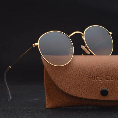 Small Round Metal Frame Retro Sunglasses For Men And Women-Unique and Classy