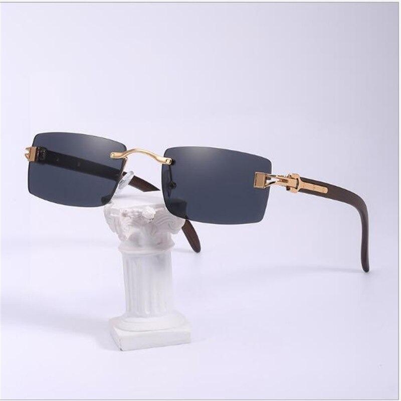 2021 New Rectangular Rimless Sunglasses For Men And Women-Unique and Classy