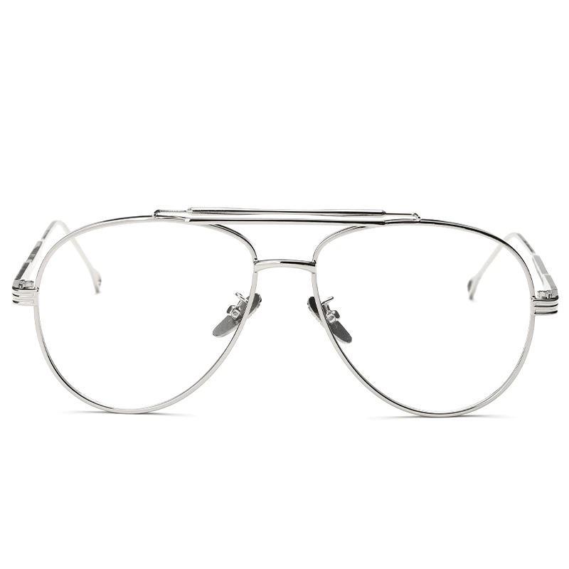 Buy Luxury Fashion Pilot Oversize Antiblue Square Eyeglasses For Men Women