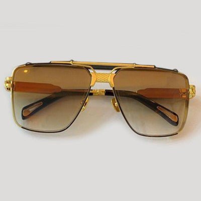 2020 Brand Designer Retro Metal Frame Mirror Classic Square Sunglasses For Women And Men-Unique and Classy