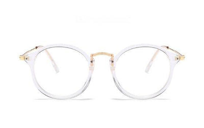 Blue Block Clear Lens Round Eyeglasses For Men And Women-Unique and Classy