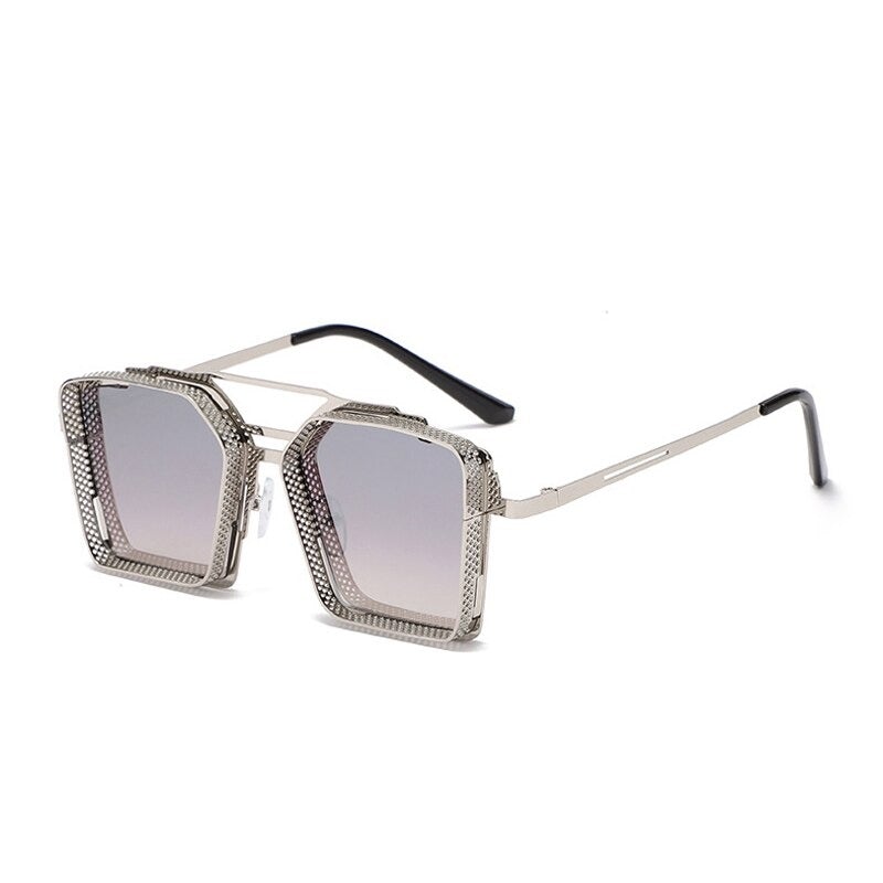 Retro Steampunk Metal Frame Sunglasses For Unisex-Unique and Classy