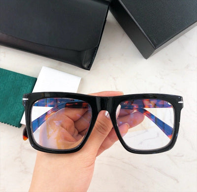 Beckham Style Acetate Square Rectangular Sunglasses For Unisex-Unique and Classy