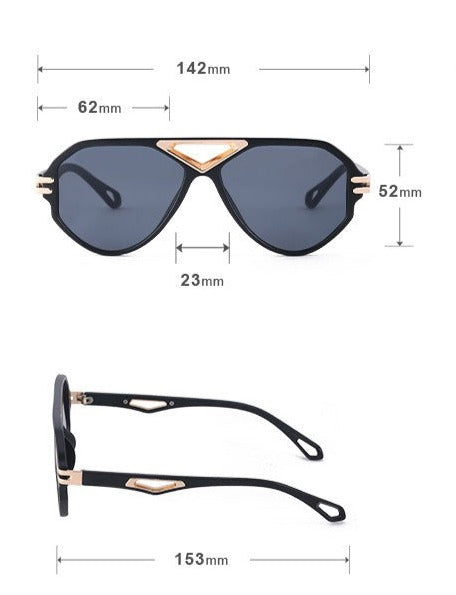 New Retro Large Frame Sunglasses For Men And Women-Unique and Classy