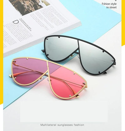 Vintage High Quality Retro Fashion Big Frame Luxury Brand Designer Sunglasses For Men And Women-Unique and Classy
