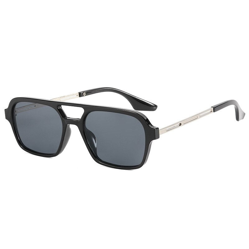 Luxury Jelly Vintage Brand Designer Fashionable Square Retro Shades Small Frame Sunglasses For Men Woman-Unique and Classy