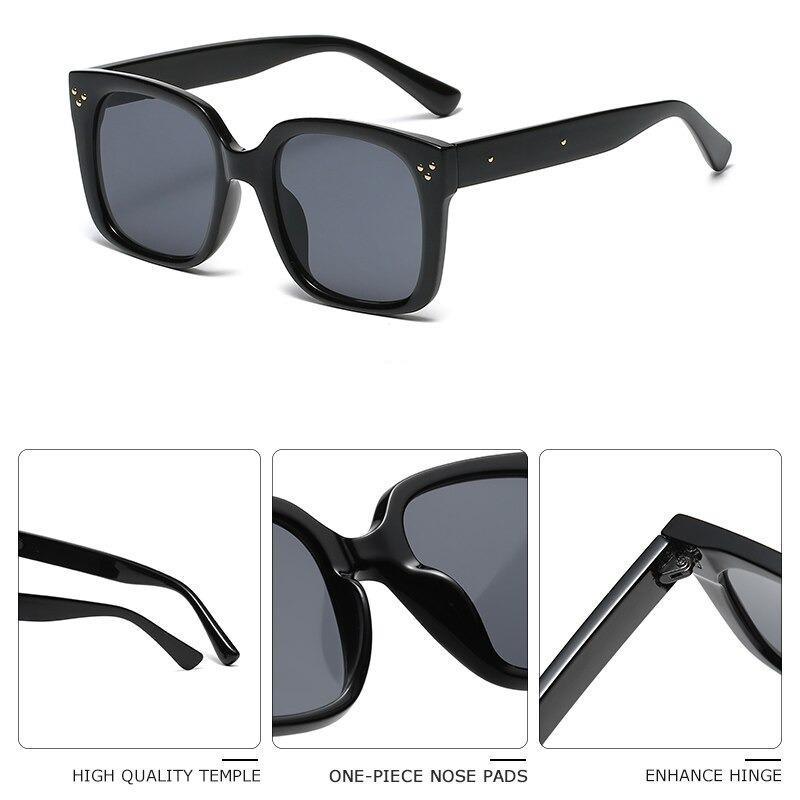 2021 Luxury Fashion Oversized Retro Square Frame Trendy Designer Brand Summer Outdoor Driving Sunglasses For Men And Women-Unique and Classy