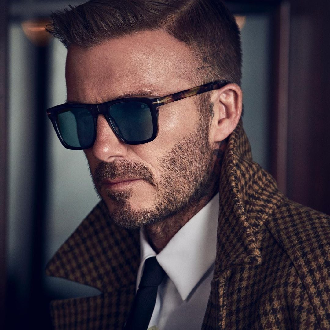Beckham Style Acetate Tiger Square Rectangular Sunglasses For Unisex-Unique and Classy