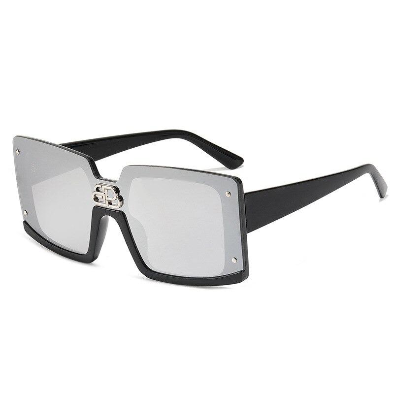 2021 Luxury Oversized Semi-Rimless Vintage Square Sunglasses For Unisex-Unique and Classy