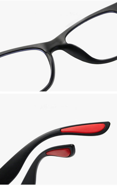 New Fashion Anti Blue Light Clear Lens Computer Classic Square Eyeglasses Spectacle Frame For Men And Women