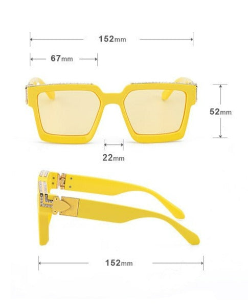 New Square Big Frame Sunglasses For Men And Women-Unique and Classy