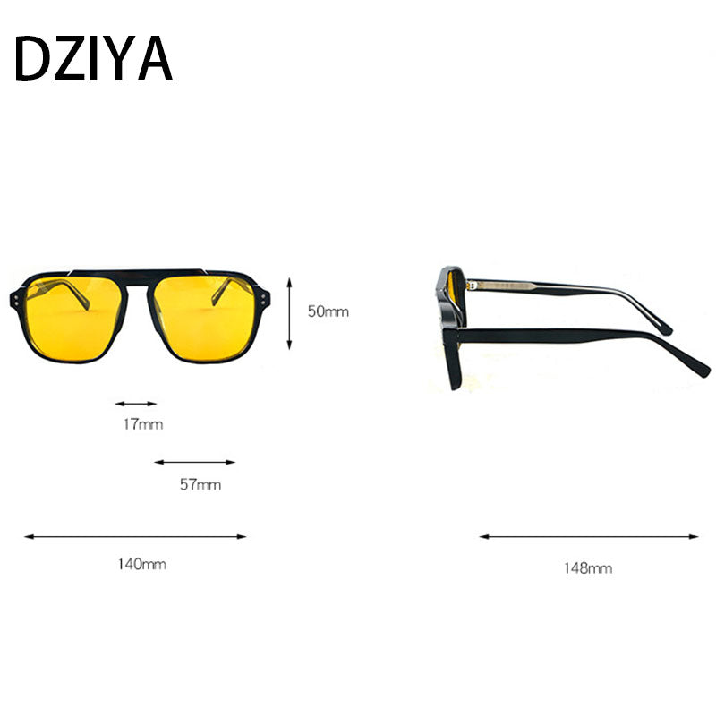 Brand Designer Oversize Sunglasses For Men And Women-Unique and Classy