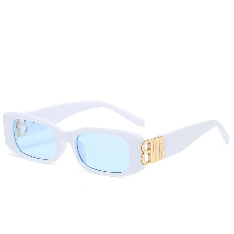 Brand Designer Rectangle BB Logo Sunglasses For Men And Women-Unique and Classy