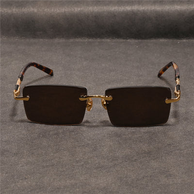 Fashionable Retro Rimless Sunglasses For Men And Women-Unique and Classy