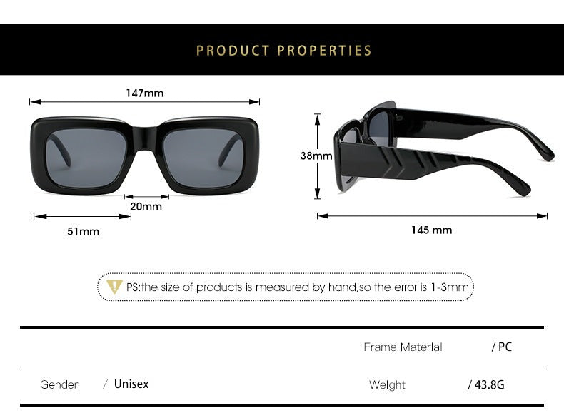 Fashionable Big Frame Gradient Sunglasses For Men And Women-Unique and Classy