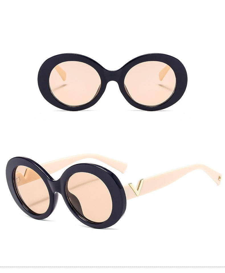 New Brand Designer Oval Sunglasses Men And Women-Unique and Classy