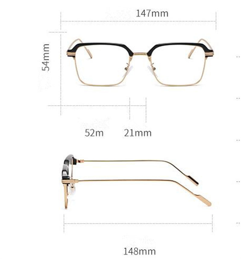 New Rectangle Anti-Blue Light Eyeglasses For Men And Women-Unique and Classy