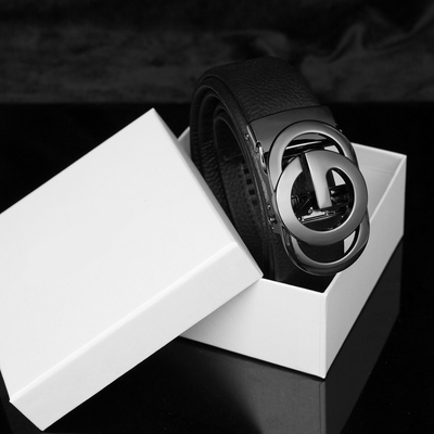 Luxury Automatic Zinc Alloy Buckle Belt For Men's-Unique and Classy