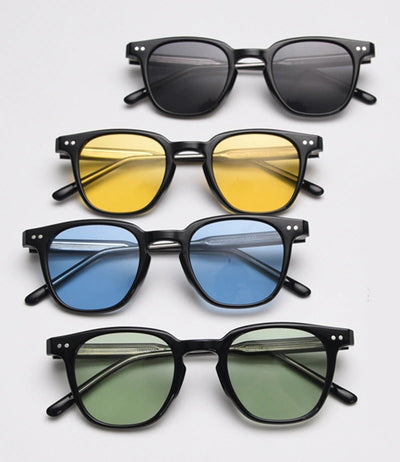 Korean Style Square Frame Sunglasses For Unisex-Unique and Classy