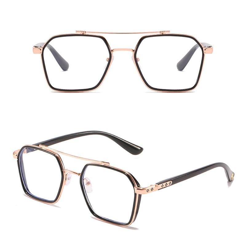 Classic Myopia Glasses Parallel Bar Prescription Glasses Frames Optical Eyewear