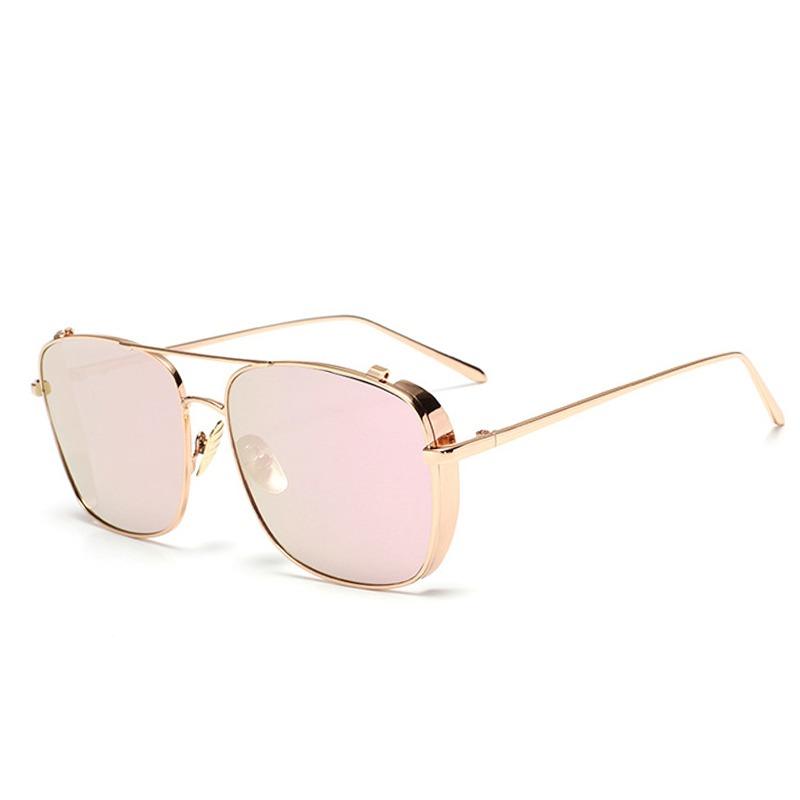 Designer Square Retro Reflected Mirror Sunglasses For Men And Women-Unique and Classy