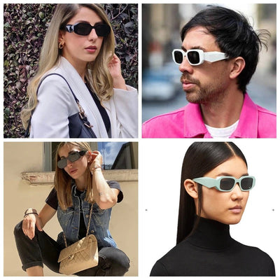 Small Square Shape Sunglasses For Unisex-Unique and Classy