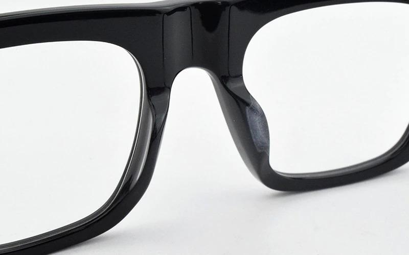 2021 Retro Optical Big Square Transparent Spectacle Frame For Men And ...