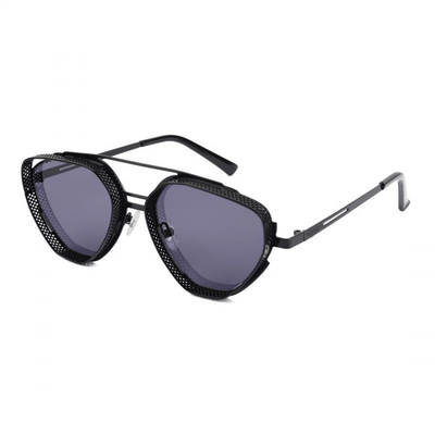 Stylish Metal Frame Black Cat eye Sunglasses For Unisex-Unique and Classy