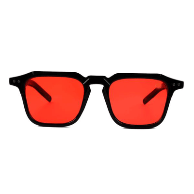 Candy Square Black-Red Lens Sunglasses For Men And Women-Unique and Classy