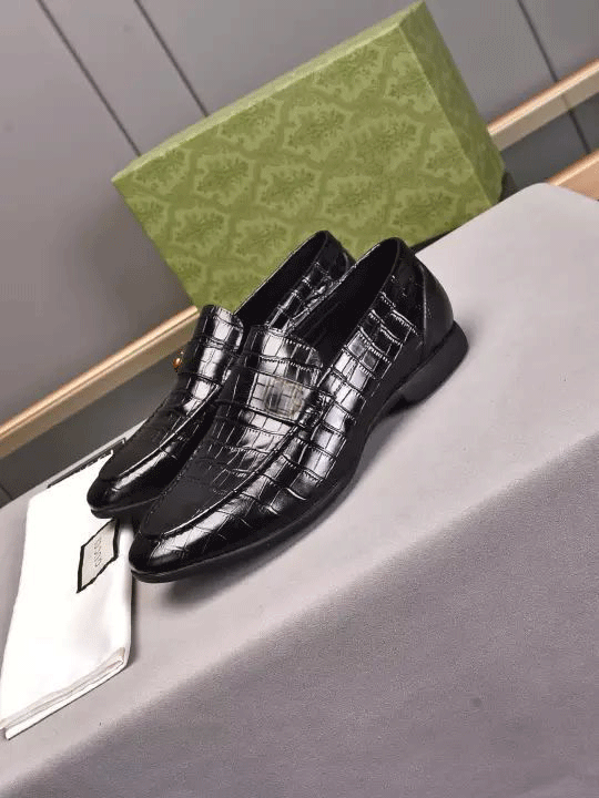 Classic Shiny Croco Design with Durable Sole Quality Shoes- Unique And Classy