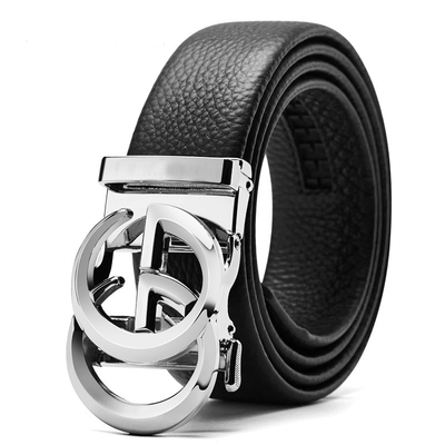 Luxury Brand Designer Belt With G-type Metal Automatic Buckle For Men's-Unique and Classy