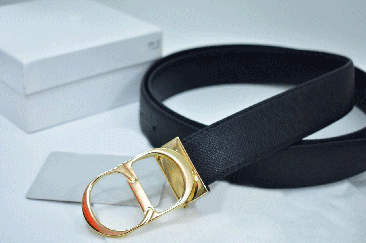 New CD Metal Design High Quality Leather Belt For Men-Unique and Classy