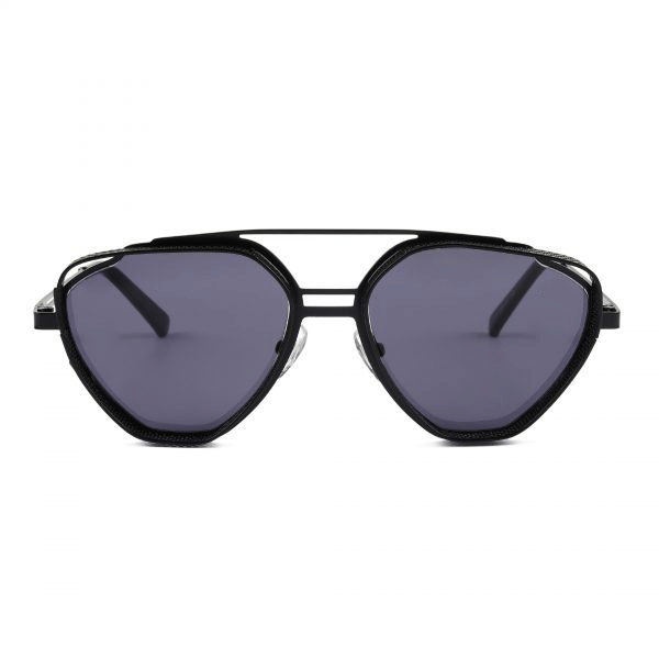 Stylish Metal Frame Black Cat eye Sunglasses For Unisex-Unique and Classy