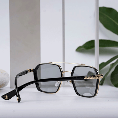 Classic Square Design Photochromic Polarized Sunglasses For Unisex-Unique and Classy