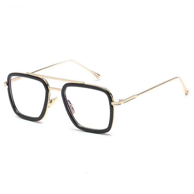 Buy Anti-blue Light Square Tony Stark Eyeglasses For Men And Women