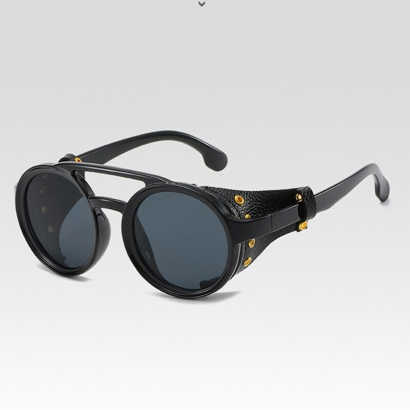 2021 Retro Round Steampunk Sunglasses For Unisex-Unique and Classy