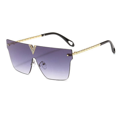 2021 Luxury Rimless Brand Sunglasses For Unisex-Unique and Classy