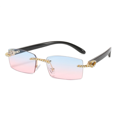 Unique Rimless Cool Fashion Sunglasses For Unisex-Unique and Classy