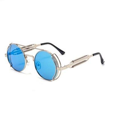 2020 Fashion Luxury Brand Retro Round Steampunk Sunglasses For Men And Women-Unique and Classy